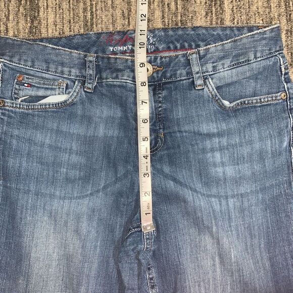 Vintage 90s Y2K Tommy Hilfiger Women's Size 14 Bootcut Jeans Medium Wash - Picture 5 of 7